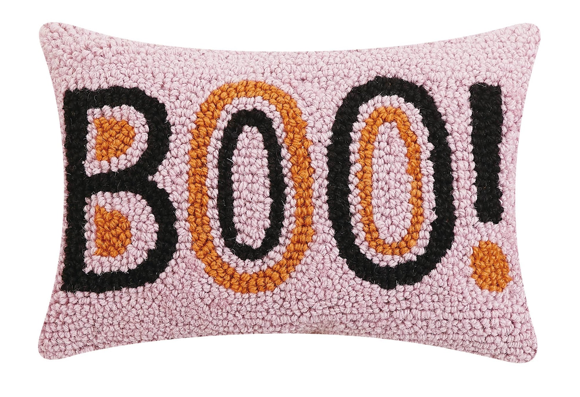 Boo! Throw Pillow - Loren Estes Studio