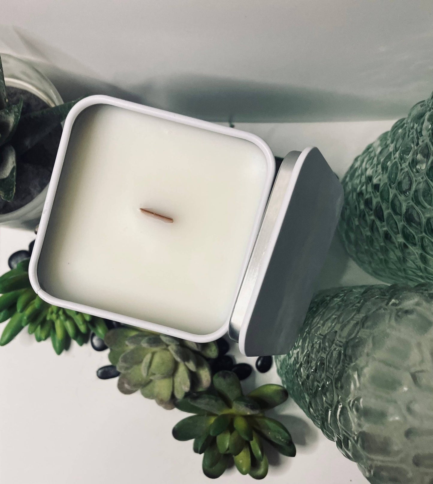 Cactus Water Wooden Wick Candle - Loren Estes Studio