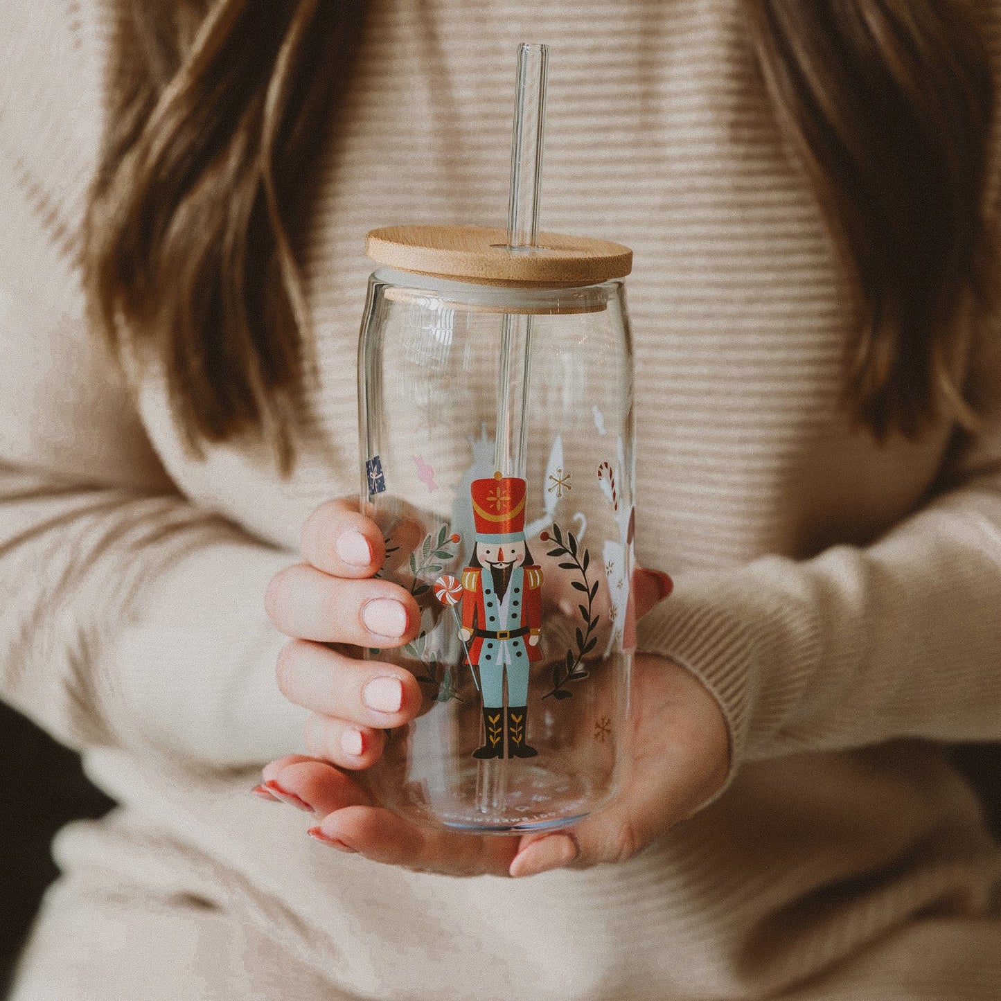 Nutcracker Can Glass - Loren Estes Studio